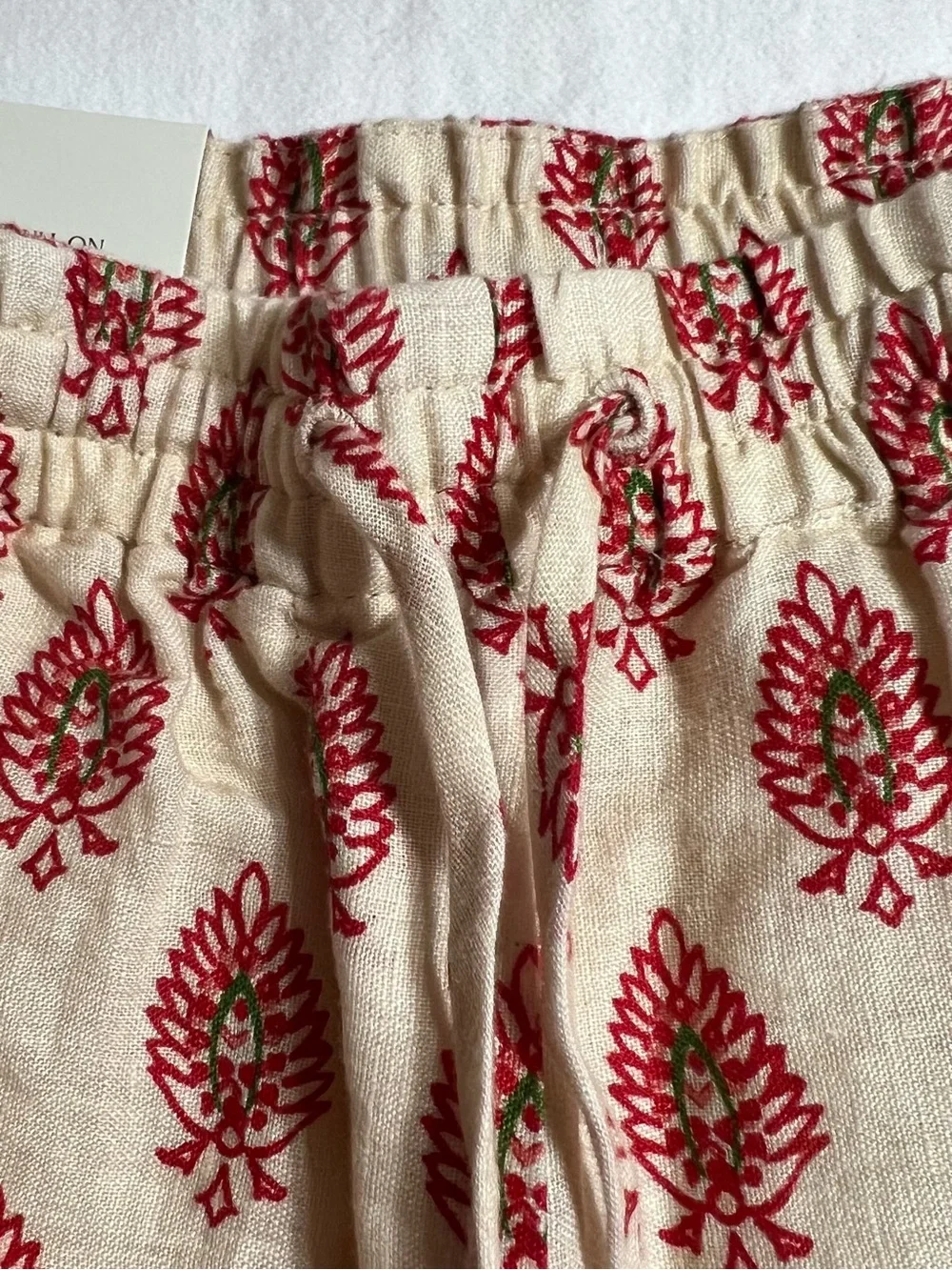 NWT 100% Linen Getaway Straight-leg Pull-on Pant Sz XXS
